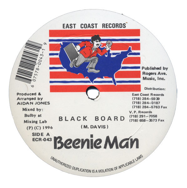 Beenie Man / Future Troubles ‎ Black Board / Masculine Ge - Kliknutm na obrzek zavete